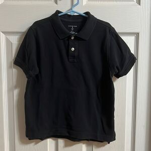 Lands End navy blue boys size 6x-7 polo.
